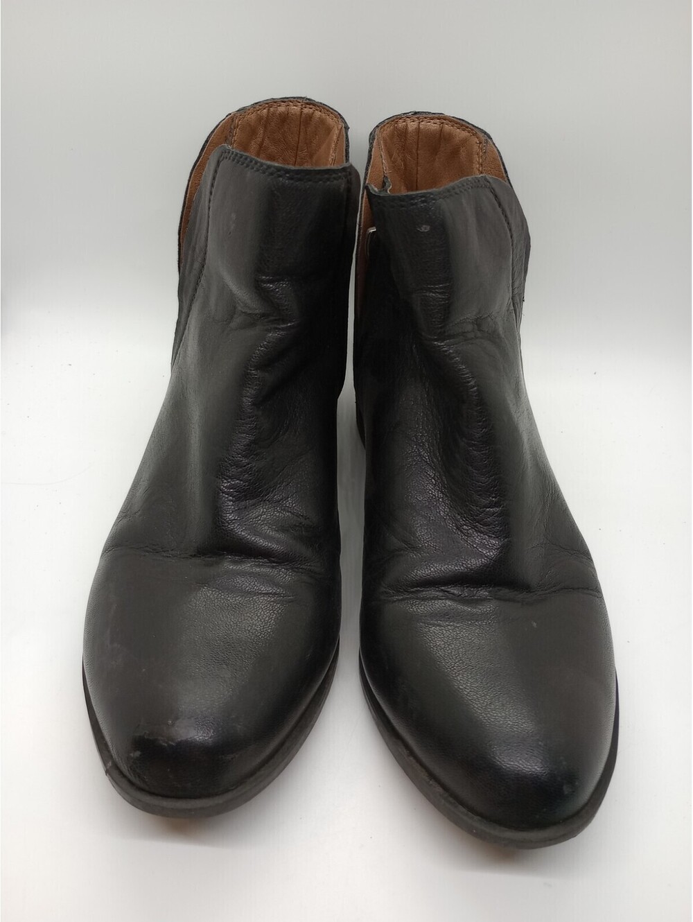 Lucky Brand Women's Ankle Booties Shoes Sz 7M Black Side Zip 207